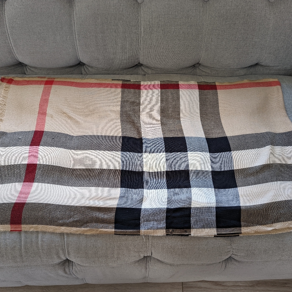 Authentic Burberry Classic print scarf